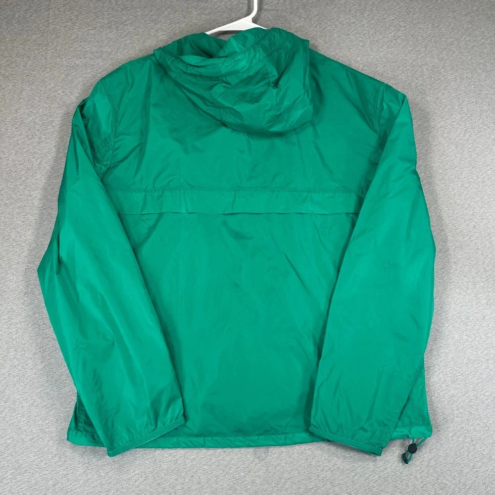 NWT Polo Ralph Lauren Windbreaker Jacket Mens L Green Hooded Recycled Nylon
